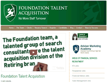 Tablet Screenshot of foundationresourcing.co.uk